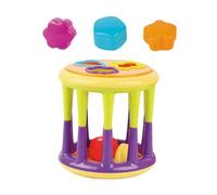 Mipcase Jeu de Construction Jouet Éducatif pour Garçon Fille Tour Géométrique Blocs Plastique Jouet Plastique