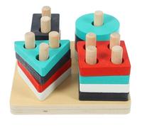 Mipcase Jeu de Puzzle Perroquet en Bois 1 Pièce d'Intelligence pour Perroquets et Perruches Bloc Coloré Sécurisé et Léger Stimulation Mentale pour Oiseaux Domestiques Divertissement