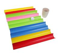 Mipcase Jeu de Relais U en Plastique 10 Pièces Balle et Gobelet, D’intégration Sensorielle pour Garçon et Filles 3-6 Ans, Jeu Extérieur Éducatif de Coopération et Style Aléatoire