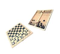 Mipcase Jeu Échecs Pliable Garçon Fille Échiquier International Compact Éducatif Portable et