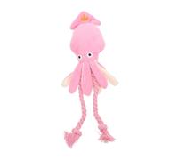 Mipcase Jouet de Dentition pour Chat Jouets à mâcher en Corde pour Chat de drôle à mâcher pour on Qui Fait Ses Dents pour Peluche Rose
