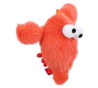Mipcase Jouet Interactif Homard Peluche pour Animaux Jouet Thème de Océan pour Chiots et Adolescents Peluche Douce Danger