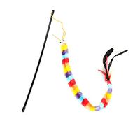 Mipcase Jouet pour Animaux De Compagnie Rainbow Palmerworm 2 Pièces Jouets pour Chats Jouets Interactifs pour Chats pour Jouer Et Faire De Lexercice