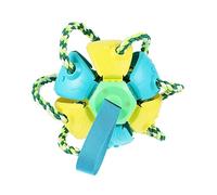 Mipcase Jouets pour Chiens Jouet pour Animaux de Compagnie Corde à Mâcher Disque Volant Portable pour Chiens Instinct de Morsure Dents Propres