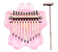 Mipcase Kalimba Touches Mini Acrylique Instrument à Doigts Pratique Débutants et Piano à Pouce Portable pour Adultes
