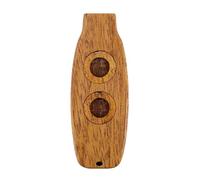 Mipcase Kazoo en Bois à Double Trou, Instrument de Musique Facile à Apprendre, Léger et Portable, pour Performance et Âges