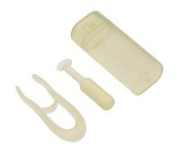 Mipcase Kit Applicateur Lentilles de Contact en Silicone Vert - Outil de Retrait et Insertion avec Ventouse et Petites Pinces à Épiler - Accessoire Hygiénique Compact pour Usage Quotidien