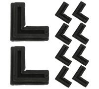 Mipcase Kit de 10 Équerres D'angle pour Moustiquaire 90° en Plastique Robuste, Support de Cadre D'écran Pratique, Petites Accolades en L pour Réparation et Renforcement de Cadre