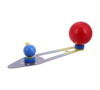 Mipcase Kit de Modèle Planétaire Solaire à Monter Soi-Même pour Garçon et Filles Maquette 3 Sphères Soleil Terre Lune en Plastique Ludique et Éducatif pour Apprentissage Spatial et