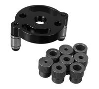 Mipcase Kit de Perçage pour Alliage Aluminium avec Guide de Forage Précis Localisateur Manchons de Perçage pour Travail de Menuiserie