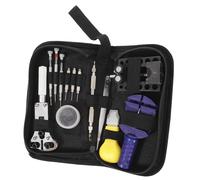 Mipcase Kit de Réparation de Montre 31 Pièces - Outil de Retrait du Fond de Montre, Kit de Retrait de Maillons, Outil de Remplacement de Pile, Accessoires Horlogers Pratiques pour Réglage