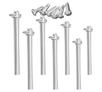 Mipcase Kit de Réparation pour Ventilateurs Pliables 7 Pièces Rivets Métalliques Dorés Taille Moyenne 20-26 Mm Attaches Ventilateur Portable Accessoires Fixation Solide pour Entretien