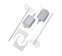 Mipcase Kit Double Hélice Réversible pour Bateau DIY, Accessoires pour Moteur 3v-6v, Hélices à Fort Champ Magnétique, Propulsion Stable pour Maquettes De Bateau à Monter Soi-même, Moteur Double