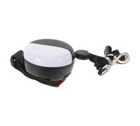 Mipcase Laisse Rétractable Automatique pour Chien Poignée de Poignet, Corde Extensible 3 Mètres, Blanche, Promenade en Extérieur, Adaptée aux Chiens Petits, Moyens et Grands