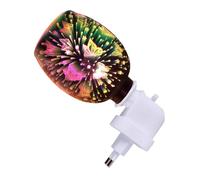 Mipcase Lampe Brûleur Cire Électrique 3D Colorée sans Fumée Lampe Diffuseur Huile Essentielle Décorative pour Salon Chambre Bureau