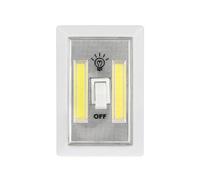 Mipcase Lampe LED Magnétique Cob sans Fil 300 Lumens Applique Murale Étanche Ipx4 Mini Lampe Créative Blanche pour Camping Placards et Couloirs Fixation Aimantée et Adhésive