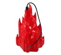 Mipcase LED Fake Fire Flames Lamp With Flickering Effect Cozy Night Light For Home Camping Halloween Decorations Stylish Artificial Fireplace Flame Light