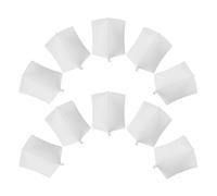 Mipcase Lot de 10 Ballons Blancs Gonflables en Polyamide Léger Ballon Personnalisable à Écrire pour Anniversaire et Mariage Décoration Flottante Stable pour Fêtes en Intérieur et