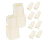 Mipcase Lot de 10 Connecteurs D'Élevage pour Tuyaux d'eau Et Volailles en Plastique en PVC Beige
