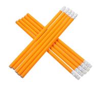 Mipcase Lot de 10 Crayons à Dessin de Charpentier Hb Gomme Blanche, Crayons Multifonctions pour Marquage et Lettrage, Outils de Bureau et Construction pour Usage Scolaire et Professionnel