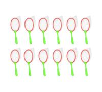 Mipcase Lot de 12 Filets de Pêche pour Garçon et Filles Portables Couleurs Aléatoires Filet Attrape-Insectes et Poissons Matériau Résistant pour Activités en Plein Couleur Aléatoire