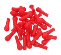 Mipcase Lot de 120 Bouchons Compte-gouttes Rouges en Latex Résistant pour Pipettes de Laboratoire, Accessoires Chimiques Compatibles Universels, Outils Précis pour Transfert et Mesure