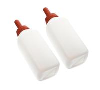 Mipcase Lot De 2 Biberons Pour Veaux : Biberon À Lait Pour Veaux, Tétine En Caoutchouc, Pot À Lait De 2 l, Dispositif D'abreuvement, Fournitures Pour Chèvres, Outils Pour Bébés