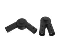 Mipcase Lot de 2 Connecteurs de Poussette Noirs ∅25mm Adaptateurs Universels pour Siège de Poussette Bébé Fixation Pliable et Absorbant les Chocs Tout-petits Installation Rapide