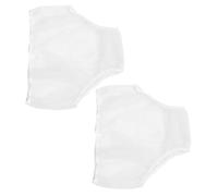 Mipcase Lot De 2 Culottes D'urinoir Étanches Pour Adultes, Lavables En Eva, Anti-fuites Réutilisables, Taille l Blanche, Ceinture Élastique, Protection Incontinence Pour Personnes Âgées Et Alitées