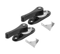 Mipcase Lot De 2 Loquets De Porte À Serrure en Croissant Quincaillerie pour Porte Coulissante Serrure À Pied Serrure De Porte-Fenêtre Serrure De Porte D'Hôtel Serrure De Porte De