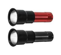 Mipcase Lot de 2 Mire-Œufs Portables LED Rouge et Noir Testeur d'Œufs pour Poule Canard et Oie Lampe de Mirage Rechargeable Matériel d'Incubation Léger pour Usage Agricole et