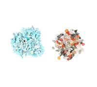 Mipcase Lot De 2 Pierres Décoratives pour Aquarium en Cristal pour Grottes. Ajoutez De Lélégance À Votre Aquarium. Sûr Et Facile À Nettoyer.