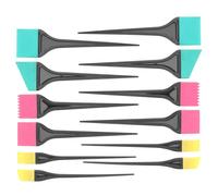 Mipcase Lot de 2 set de sets de Kits de Pinceaux et Peignes en Silicone pour Teinture Capillaire 6 Pièces Applicateurs Professionnels pour Coloration et Décoloration Usage Salon et