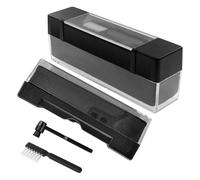Mipcase Lot de 2 Sets de Brosses Antistatiques pour Disques Vinyle et Stylets Kit de Nettoyage Complet Noir 3 Pièces Entretien Précis pour Platine Vinyle Élimination Poussière et