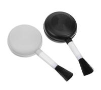 Mipcase Lot de 2 Souffleurs d'Air Brosse Souple en Plastique Nettoyeur de Poussière Compact pour PC et Appareils Électroniques Outils de Nettoyage Polyvalents pour Clavier Objectif et