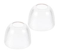 Mipcase Lot de 2 Tasses à Thé en Verre Épais Résistant à la Chaleur Style Japonerie Décor C Doré pour Thé Kung Fu et Boissons Chaudes Usage Domestique et Réceptions