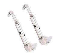 Mipcase Lot de 2 Vis de Mentonnière pour Violon 3/4-4/4 en Alliage de Zinc Argenté Accessoires Inoxydables pour Violon Pièces de Remplacement Solide Adaptée aux Instruments à Cordes
