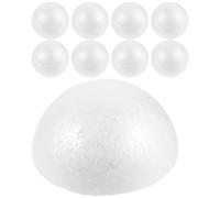 Mipcase Lot de 20 Supports Demi-Boule en Mousse Polystyrène 100 MM pour Bouquet de Fleurs Accessoires DIY Mariage Fournitures pour Compositions Créatives et Fêtes