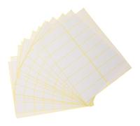 Mipcase Lot de 240 Petites Étiquettes Autocollantes Blanches 25 X 76 Mm, Adhésives Résistantes pour Étiquetage de Prix, Classification et Organisation en Bureau, Commerce de Détail