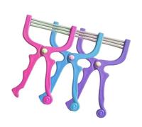 Mipcase Lot De 3 Épilateurs Pour Poils Du Visage Portables, Taille Compacte, Épilateur Facial à Ressort Indolore, Adapté Femmes Et Hommes, Usage Quotidien Visage