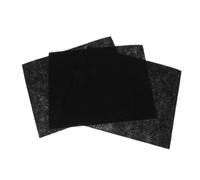 Mipcase Lot de 3 Feuilles de Filtre à Charbon Actif 25x20 Cm Découpables pour Bac à Compost la Cuisine, Coussin Filtrant Antibactérien pour Composteur Domestique, Absorption Odeurs Déchets Organiques