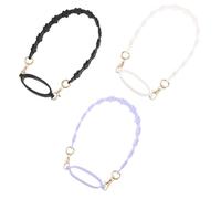 Mipcase Lot de 3 Sangles Porte-Bouteille en Silicone Souple Multicolores avec Poignée Ergonomique Accessoires Amovibles et Élastiques pour Gourdes Sportives et Déplacements en Extérieur