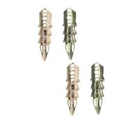 Mipcase Lot de 4 Anneaux en Alliage Articulés Flexibles, Bagues Décoratives en Métal, Doré et Cuivre Antique, pour Femmes, Accessoire de Festival et Soirée, Taille Unique