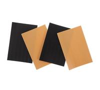 Mipcase Lot de 4 Autocollants Antidérapants pour Semelles de Chaussures à Talons Hauts Coussinets Auto-Adhésifs en Silicone Noir et Beige 100X150 MM Protection Antidérapante Renforcée