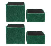 Mipcase Lot de 4 Blocs Filtrants pour Aquarium Petit et Grand Format Purificateur d'eau à Charbon Actif Système de Filtration Silencieux Compatible Eau Douce et Eau de Mer Kit