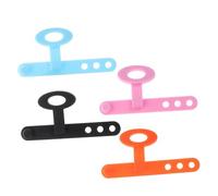 Mipcase Lot De 4 Housses De Rangement en Silicone pour Médiators De Guitare, Antidérapantes, pour L'apprentissage De La Guitare, pour L'entraînement des Doigts, Pratiques pour Les