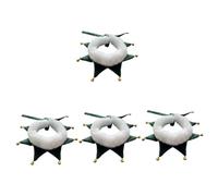Mipcase Lot De 4 Jolies Écharpes De Noël pour Animaux De Compagnie pour Plus De Chaleur Et De Style avec Cloche De Noël