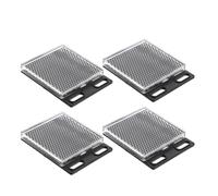 Mipcase Lot de 4 Panneaux Réflecteurs Rétroréfléchissants Grand Format pour Capteurs Photoélectriques Accessoire à Effet Réfléchissant Compatible Remplacement Pratique pour Sécurité