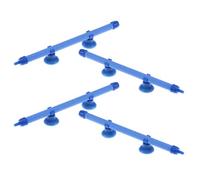 Mipcase Lot de 4 Pierres à Air Cylindriques pour Aquarium 10 Pouces Bleu Bande de Diffusion d'Oxygène Amovible en Silicone Alimentaire Diffuseur d'air pour Pompe Aquarium et Filtration