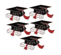 Mipcase Lot De 5 Broches De Remise De Diplôme : Épingles De Chapeau De Remise De Diplôme, Épingles De Poitrine, Badge De Manteau, Pour Lycée, Université, Enseignant, Souvenir